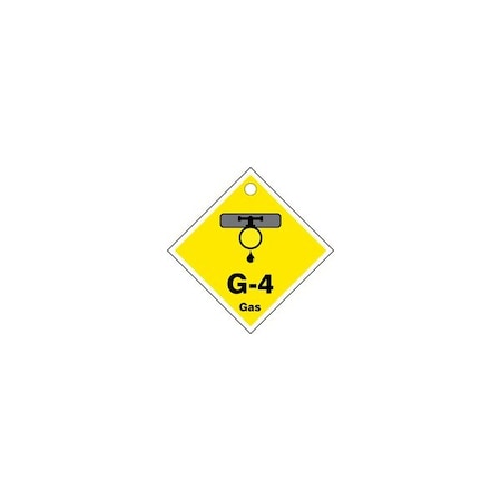Accuform PF-Cardstock, 3-1/4 in Width, 1/4 in Height, , 5 PK TDK404VPM